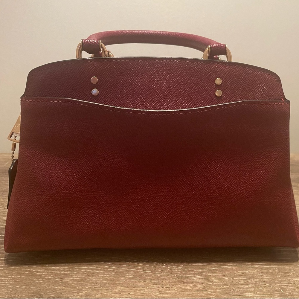 Red coach purse with matching wallet